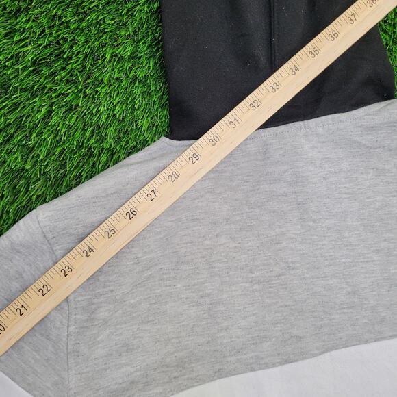 Boston Celtics Hoodie Medium 21x26 Colorblock Baggy Cropped - Picture 4 of 13